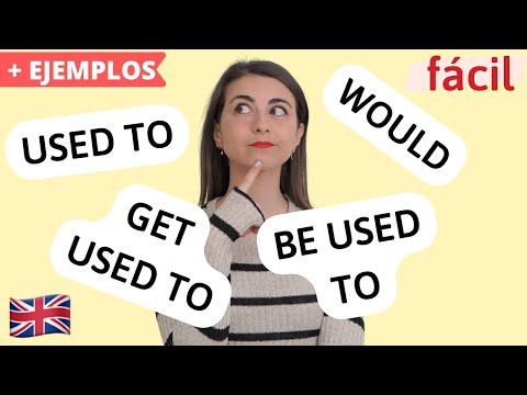USED ​​TO, WOULD, BE USED TO, GET USED TO - How to use them with examples and exercises