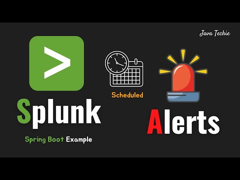 Spring Boot Splunk Alerts Creating And Scheduling Alerts Javatechie