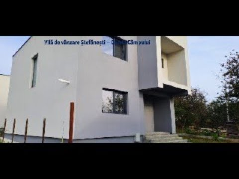 Vila de vânzare in Stefanesti – Coasta Câmpului aproape de Pitesti — Video