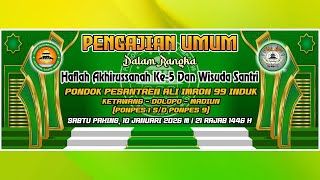 Download lagu 🔴LIVE... Pengajian Umum Dalam Rangka HAFLAH AKHIRUSSANAH Ke=5 Pondok Pesantren ALI IMRON 99 INDUK mp3