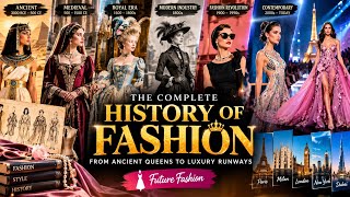 The Complete History of Fashion 👑 From Ancient Queens to Luxury Runways