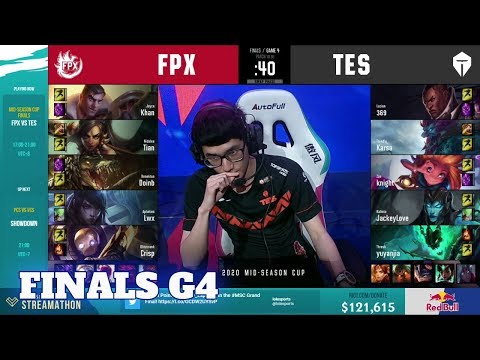 FunPlus Phoenix vs Top Esports - Game 4 | Finals 2020 LoL Mid Season Cup | FPX vs TES G4
