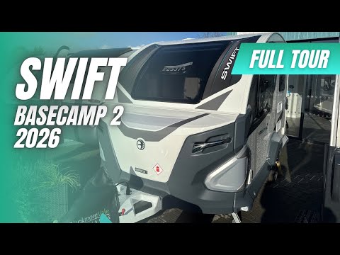 New Swift Basecamp 2 2026 | Lightweight Adventure Touring Caravan for Two
