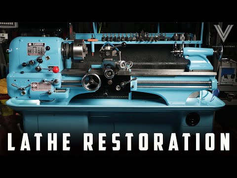 CRAZY Lathe Restoration (Clausing Colchester)
