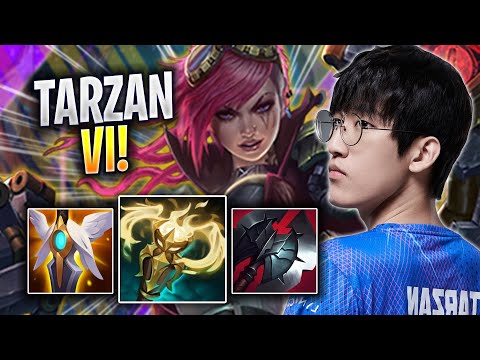 TARZAN TRIES VI WITH NEW ITEMS! - LNG Tarzan Plays Vi JUNGLE vs Wukong! | Season 2023