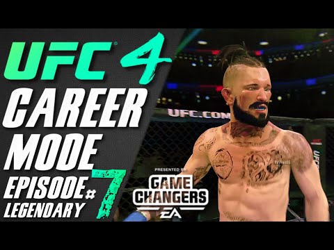 UFC 4 - CAREER MODE Episode #7 - LEGENDARY DIFFICULTY / It's a long way to the top