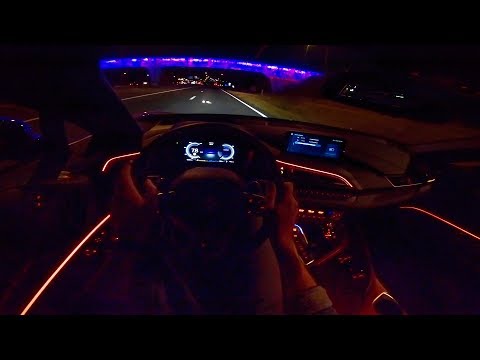 2019 BMW i8 Roadster | POV NIGHT DRIVE | Ambient Lighting by AutoTopNL