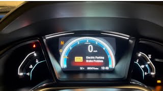 2016-2020 Honda Civic Electronic Parking brake problem (how to diagnose & fix it)
