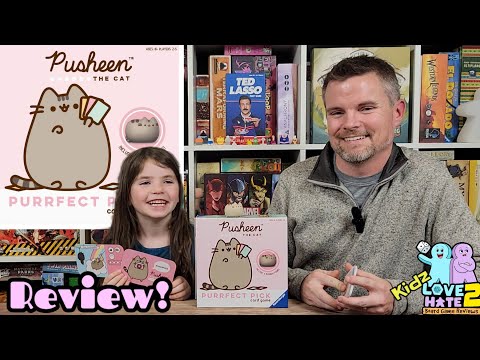 Pusheen The Cat: Purrfect Pick Card Game - The Kidz of Love 2 Hate #boardgames #childrensboardgames