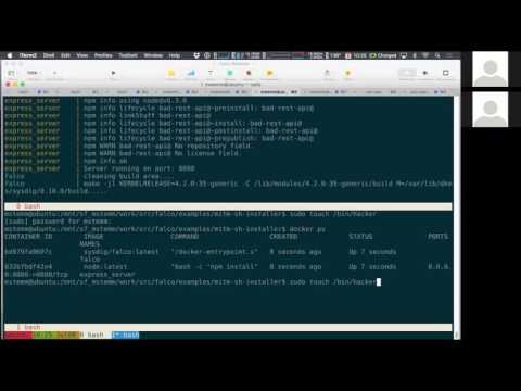 Falco - Open Source Docker Security - WTF my container just spawned a shell