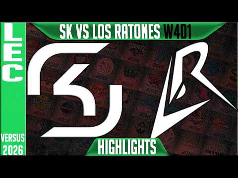 SK vs LR Highlights | LEC W4D1 2026 Versus | SK Gaming vs Los Ratones