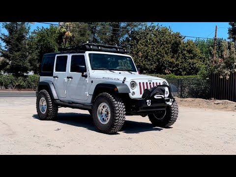 New 17” Vision Beadlock Wheels and Bigger Treadwright Tires For My Jeep Wrangler JKU