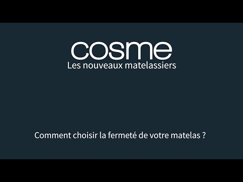 [Personnalisation Cosme] 3 - La fermeté de votre matelas