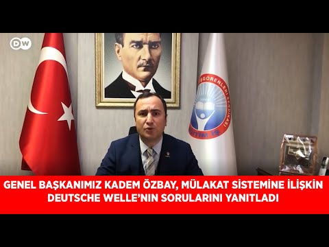 Genel Başkanımız Kadem Özbay, mülakat sistemine ilişkin Deutsche Welle’nin sorularını yanıtladı. | EĞİTİM İŞ
