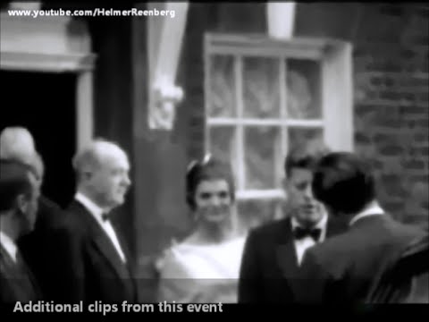June 5, 1961 - President John F. Kennedy and Jacqueline leaving for Buckingham Palace, London