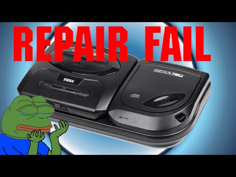 Failed Sega CD Repair - Don't Be Like Me