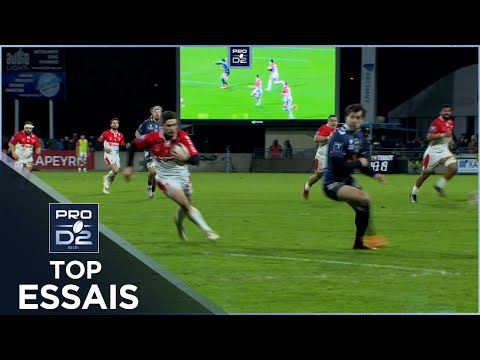 TOP Essais de la J18 – PRO D2 – Saison 2022-2023