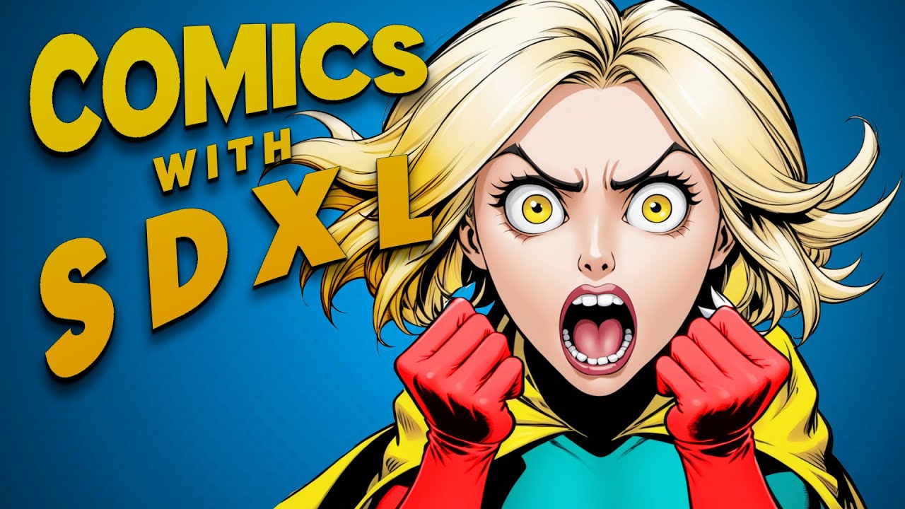 Comic Characters With Stable Diffusion SDXL