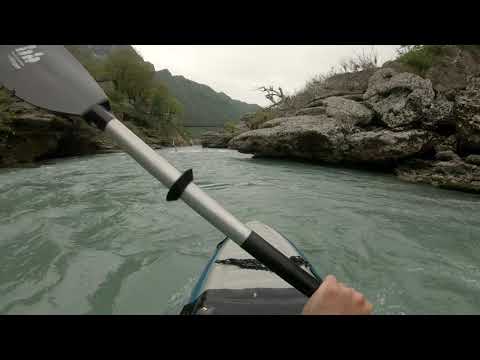 Vjosa - km 126,5 - Schlüsselstelle der Këlcyra Klamm (2019)