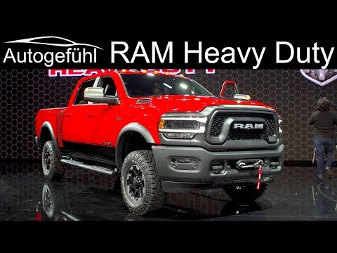 Most powerful RAM 3500 2500 HEAVY DUTY Laramie vs Power Wagon REVIEW new 2019 trucks