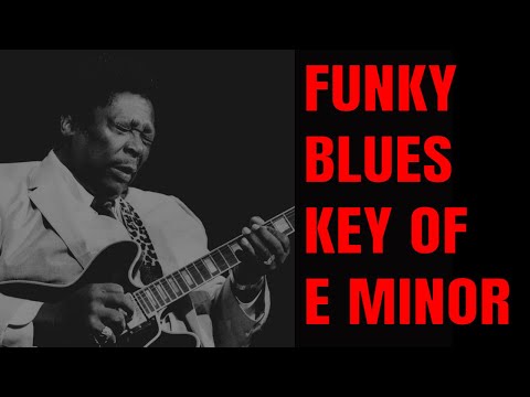 Funky E Minor Blues Jam | GUITAR BACKING TRACK (E Minor)