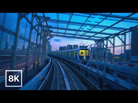 Twilight Ride across Tokyo Bay / 8K 60fps HDR / Ambient Sound