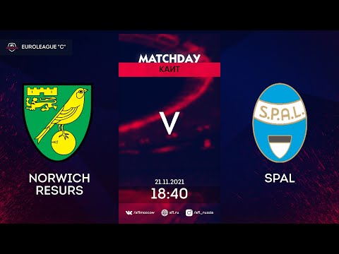 AFL21. Euroleague C1. 1/2 Final. Norwich Resurs - SPAL