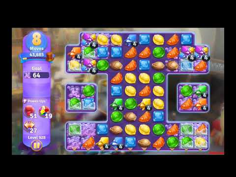 Wonkas World of Candy Level 928 NO BOOSTERS - A S GAMING ✔