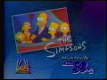 The Simpsons 1990 Promo Fox WZDX 54 Huntsville Alabama