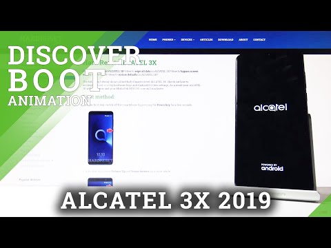Welcome Animation Panel in ALCATEL 3X (2019) – Starting Screen
