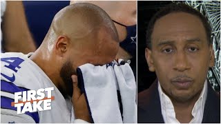 'I'm very, very sad for Dak' - Stephen A. reacts to Prescott's ankle injury | First Take