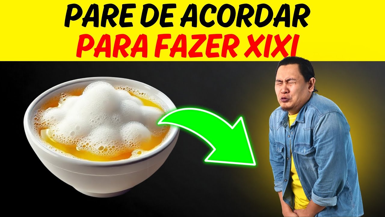 Nunca Mais URINE DURANTE O SONO com Estes 7 Alimentos
