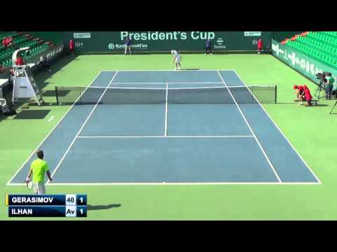 Marsel Ilhan - Egor Gerasimov (President's Cup 2014) Semifinal 1.Set