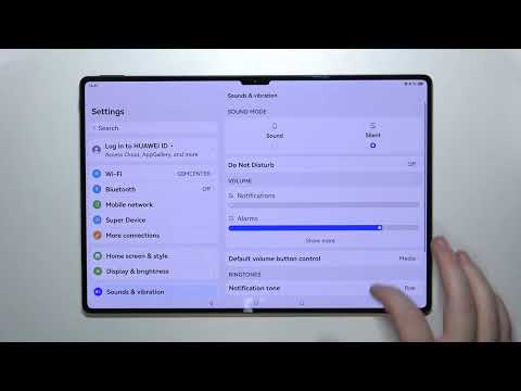 How To Enable & Disable Screen Lock Sounds on HUAWEI MatePad Pro 13.2?