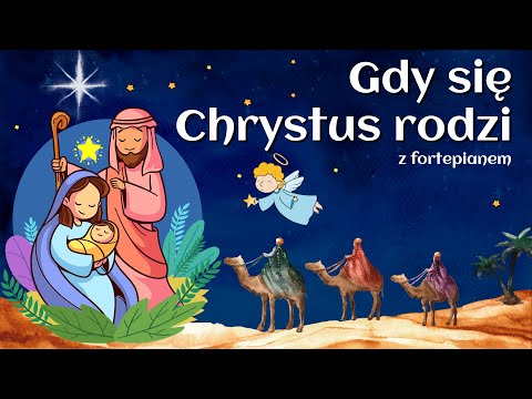 Gdy się Chrystus rodzi - Lena Sobczyk - Podkład na fortepianie - Kolędy i pastorałki - Jangok