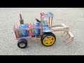 How To Make Matchbox Tractor At Home Diy Mini Tractor Mini Tractor Science Project