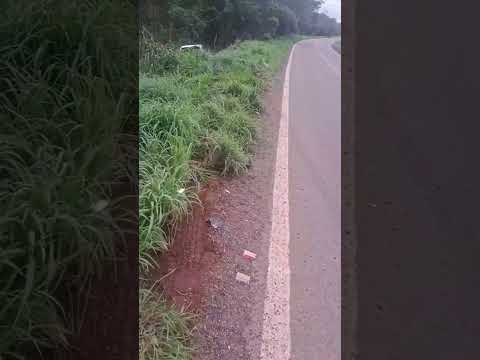 Ex-prefeito de Ouvidor relata susto após perder o controle da Camionete na GO-330, em Catalão