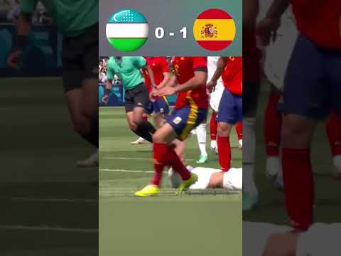 UZBEKISTAN vs SPAIN #uzbekistan #spain #football #soccer #futbol #футбол #footbāl #olympics