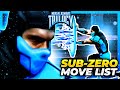 KLASSIC SUB ZERO MOVE LIST Mortal Kombat Trilogy MKT