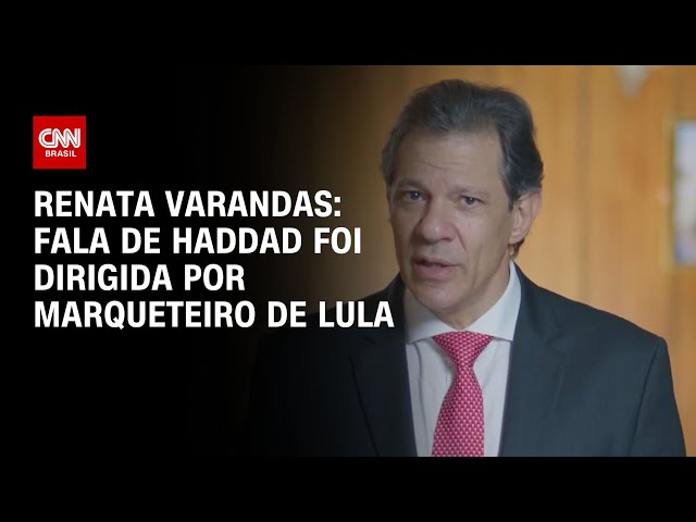 Renata Varandas: Fala de Haddad foi dirigida por marqueteiro de Lula | CNN NOVO DIA