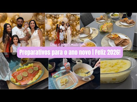 New Year's preparations | I made baked salmon | Pineapple ice cream | We went to church | Happy 2026