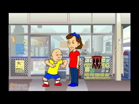 Caillou Asks For A Toy Drum And Gets Grounded