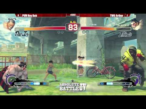 PVM KeyBob (DJ) vs TWG Arthur (Honda) Absolute Battle 4 - AE2012 Pools