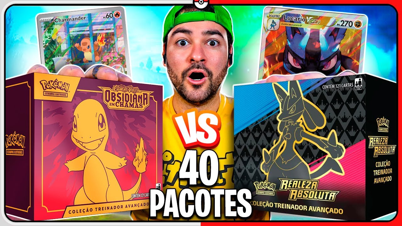 R$ 720 para abrir Obsidiana em Chamas e Realeza Absoluta do Pokémon TCG | Elite Trainer VERSUS #23