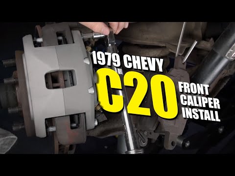 1979 Chevy C20 Wilwood D52 Front Caliper Install