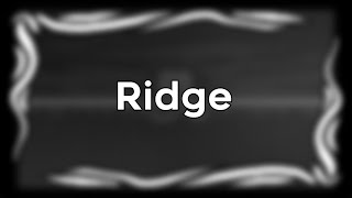 Ridge