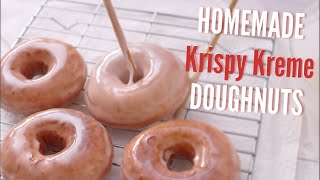 how to make homemade glazed doughnuts