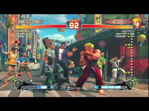 torimesingo (Dhalsim) vs. step1091x (Ken) SSF4:AE 2012