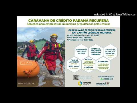 Caravana de Crédito Paraná Recupera estará em Capitão Leônidas Marques
