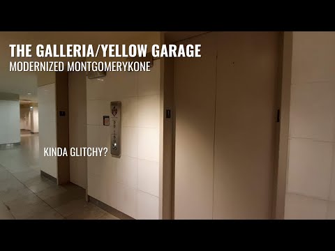 [R2] Modernized MontgomeryKONE Traction Elevators | Yellow Garage | The Galleria | Houston, TX